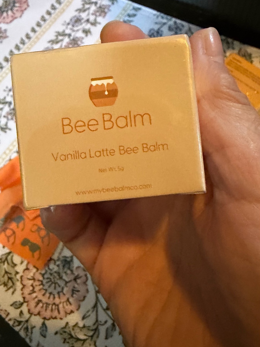 BeeBalm Vanilla Latte Bee Balm - Peachy Beige Packaging